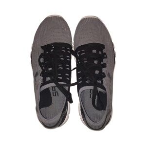 Under Armour Grey and Black Knit Sneakers - Men's